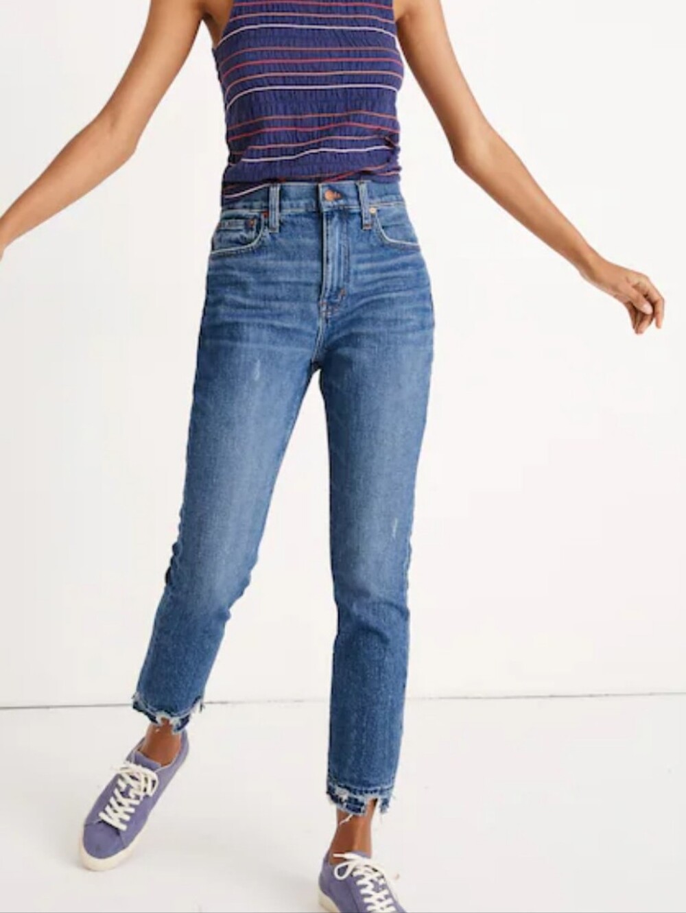 Madewell Jeans Women's 28 The High-Rise Slim Boy Jean Melbourne Wash